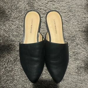 Lucky Brand Women's Black Mules
